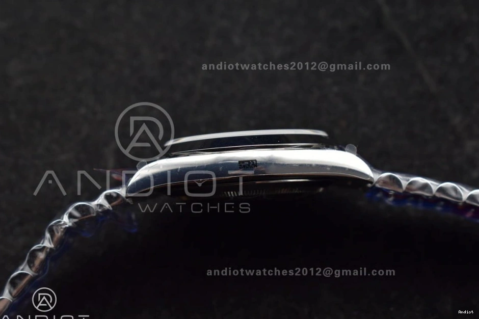 Roman Blue On 904L V4 Dial Tungsten Markers GMF 40 DayDate Steel Bracelet President A3255 Weighted 0212